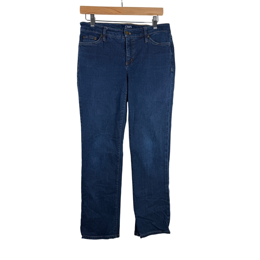 Chaps Daniella Curvy Jeans size 4 Darkβ Wash Blue